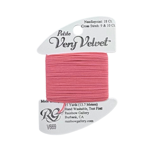 Petite Very Velvet V669-Med Raspberry