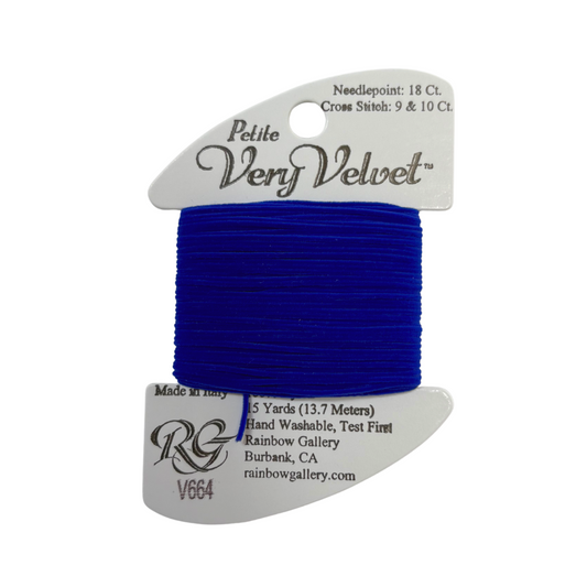 Petite Very Velvet V664-Indigo Blue