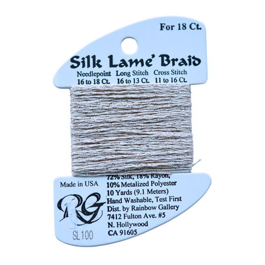 Silk Lamé Braid SL100 Sand