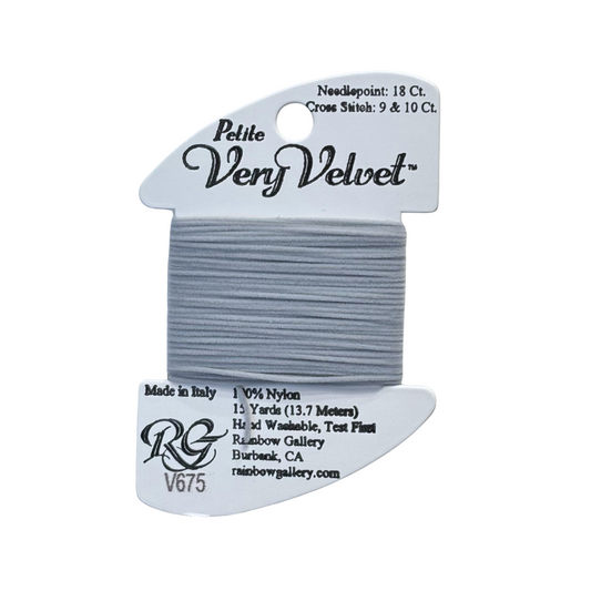 Petite Very Velvet V675- Pearl Gray
