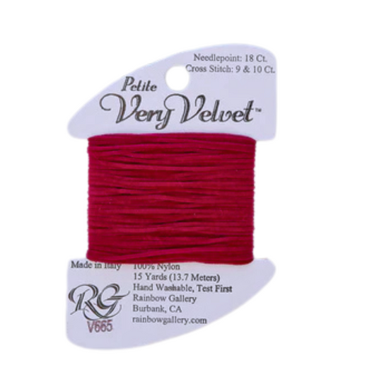 Petite Very Velvet V665-Drk Raspberry