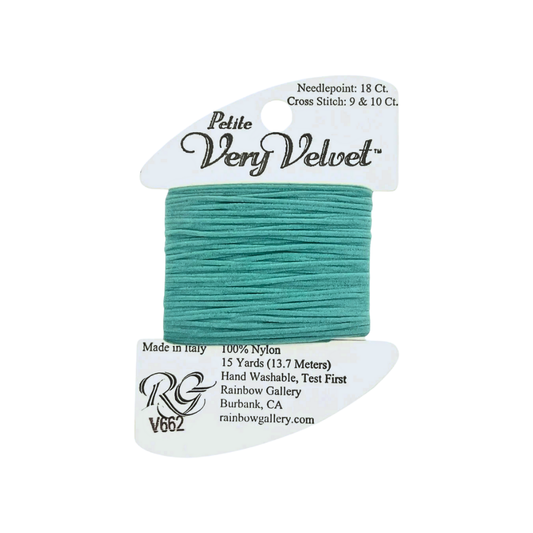 Petite Very Velvet V662-Green Aqua