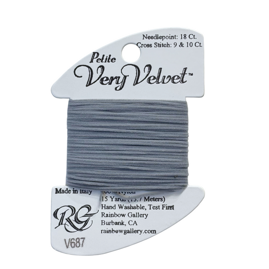 Petite Very Velvet V687- Dark Pearl Gray