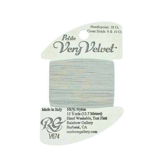 Petite Very Velvet V674-LT Pearl Gray