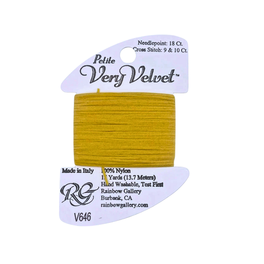 Petite Very Velvet V646-Med Yellow