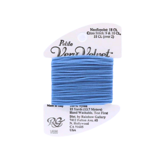 Petite Very Velvet V686- Wedgwood