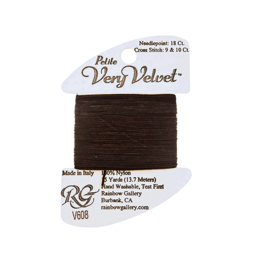Petite Very Velvet V608-Dark Brown