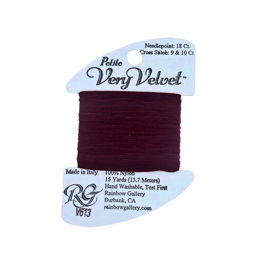 Petite Very Velvet V613- Burgundy