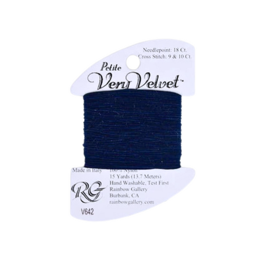 Petite Very Velvet V642-Navy Blue