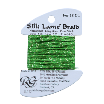 Silk Lamé Braid SL112 Spring Green