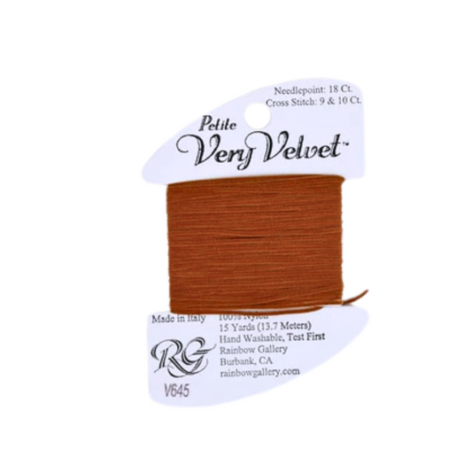 Petite Very Velvet V645-DK Gold Brown
