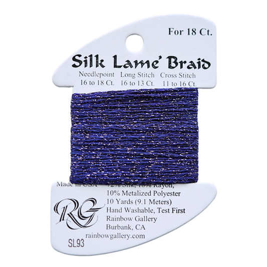Silk Lamé Braid SL93 Drk Perriwinkle