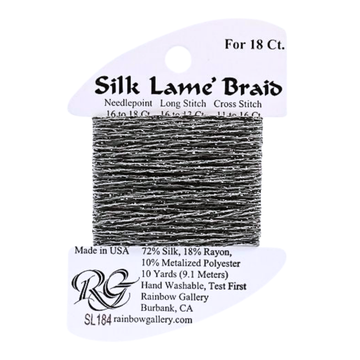 Silk Lamé Braid SL184 Pavement