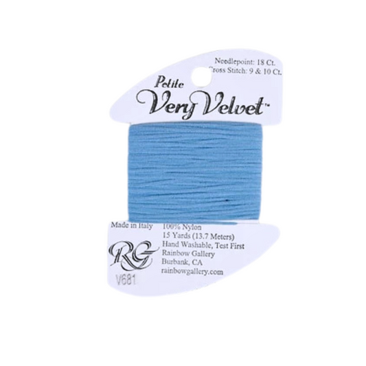 Petite Very Velvet V681- Sky Blue
