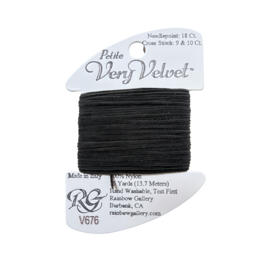 Petite Very Velvet V676- Charcoal
