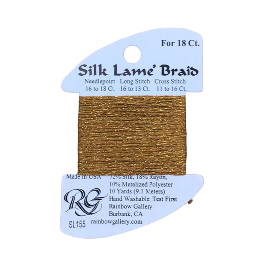 Silk Lamé Braid SL155 Harvest Gold