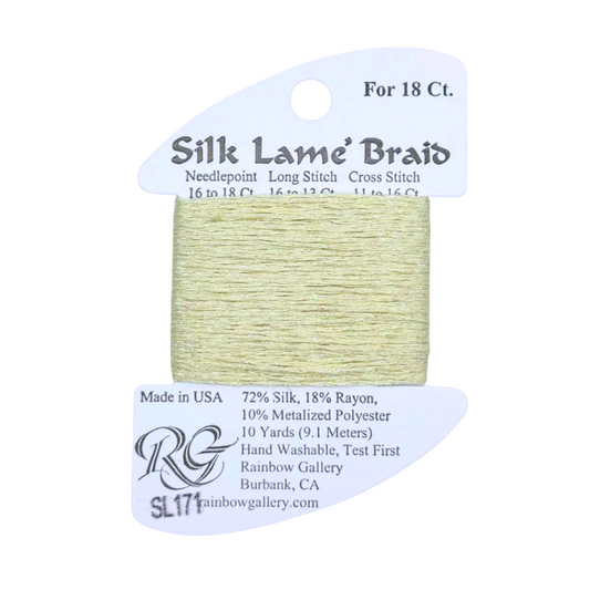Silk Lamé Braid SL171 Mellow Yellow