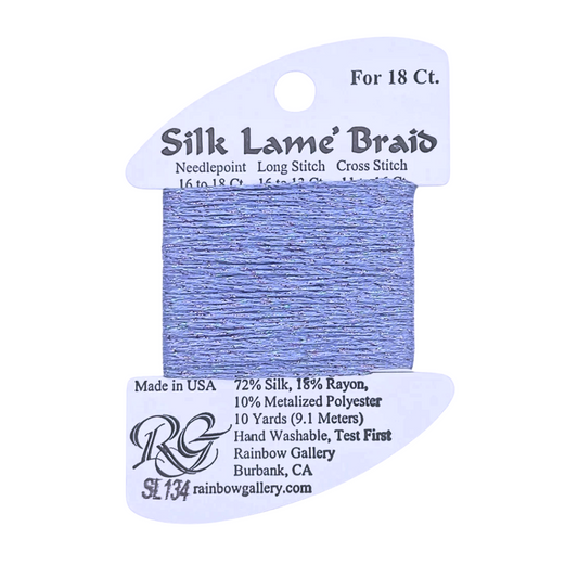 Silk Lamé Braid SL134 Misty Lilac