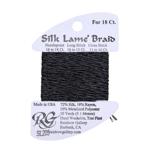 Silk Lamé Braid SL205 Gargoyle