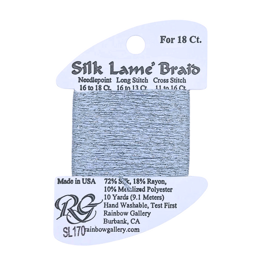 Silk Lamé Braid SL170 Blue Fog