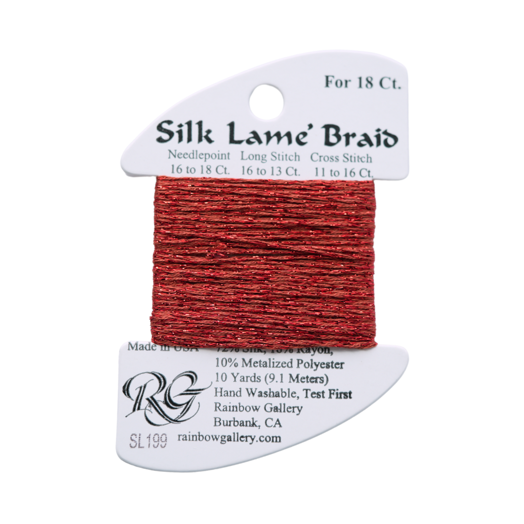 Silk Lamé Braid SL199 Picante Rachel Barri Designs Inc.