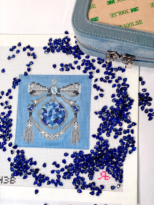 Sapphire Drop Gemstone