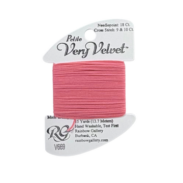 Petite Very Velvet V669-Med Raspberry