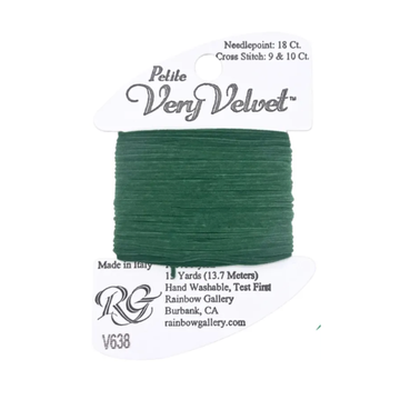 Petite Very Velvet V638-Dk Sea Green