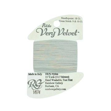Petite Very Velvet V674-LT Pearl Gray