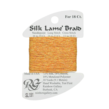 Silk Lamé Braid SL191 Goldenrod