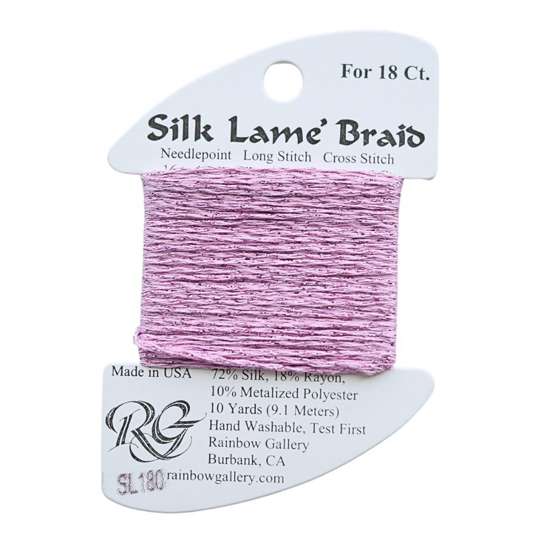 Silk Lamé Braid SL180 Lilac Chiffon – Rachel Barri Designs Inc.