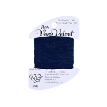 Petite Very Velvet V642-Navy Blue