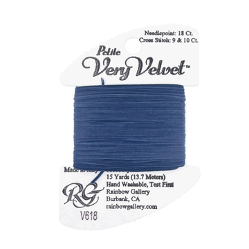 Petite Very Velvet V618-Antique Blue