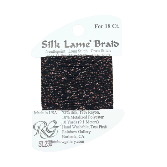 Silk Lamé Braid SL230 Bronze