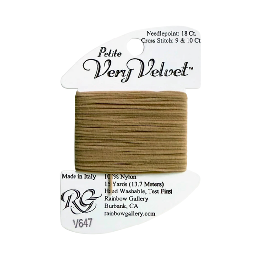 Petite Very Velvet V647-Med Beige