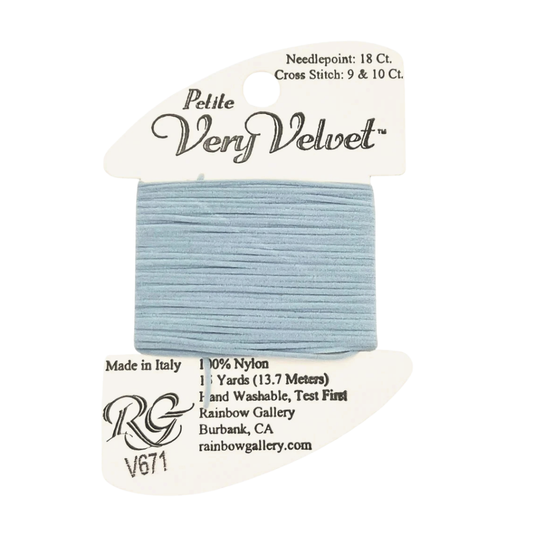 Petite Very Velvet V671-Powder Blue