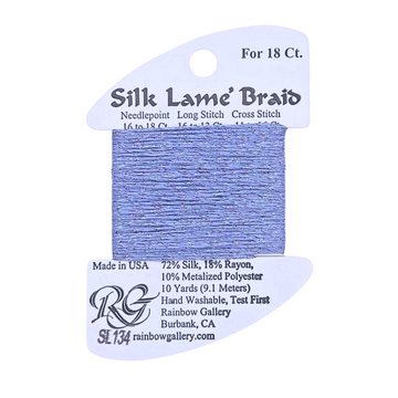 Silk Lamé Braid SL134 Misty Lilac