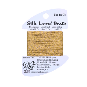 Silk Lamé Braid SL61 Sand Gold