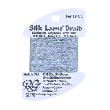 Silk Lamé Braid SL170 Blue Fog