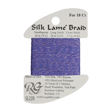 Silk Lamé Braid SL228 Passion Flower