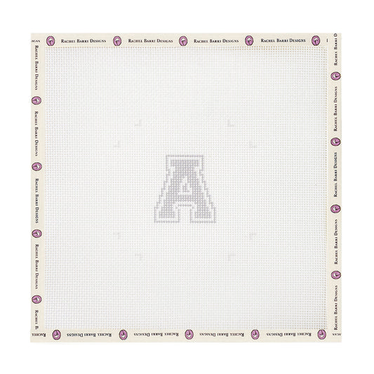 Varsity Alphabet Letter Canvas