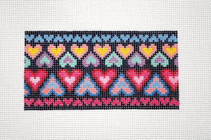 Rainbow Hearts Clutch Insert