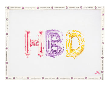 HBD Balloon Letters