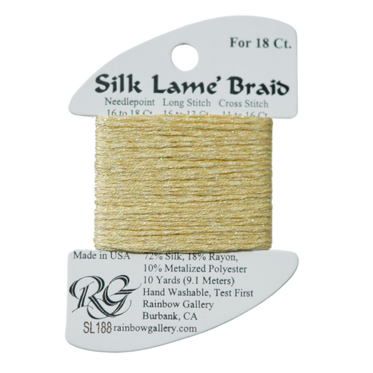 Silk Lamé Braid SL188 Vanilla