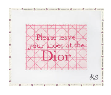 Please Leave Your Shoes At The Dior