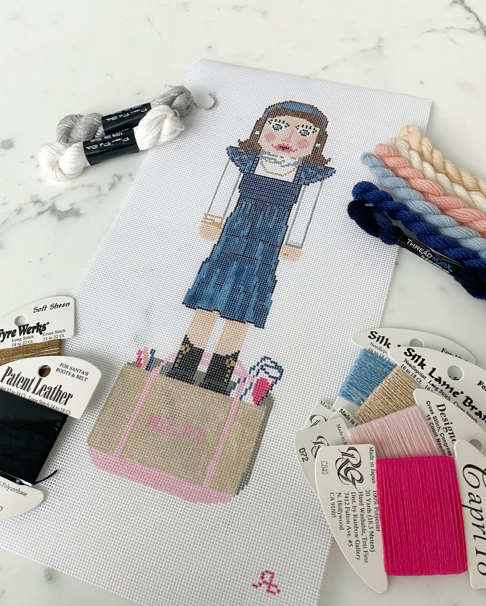 Ms Needlepoint Nutcracker – Rachel Barri Designs Inc.